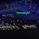 White Blue LED Star Curtain